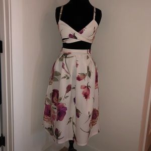 BooHoo Floral 2-Piece Set